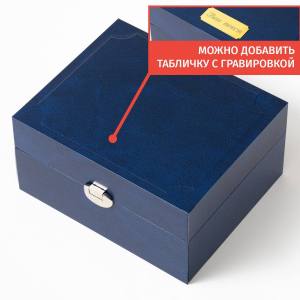 Подстаканник (позолота) Санкт-Петербург в подарочной коробке