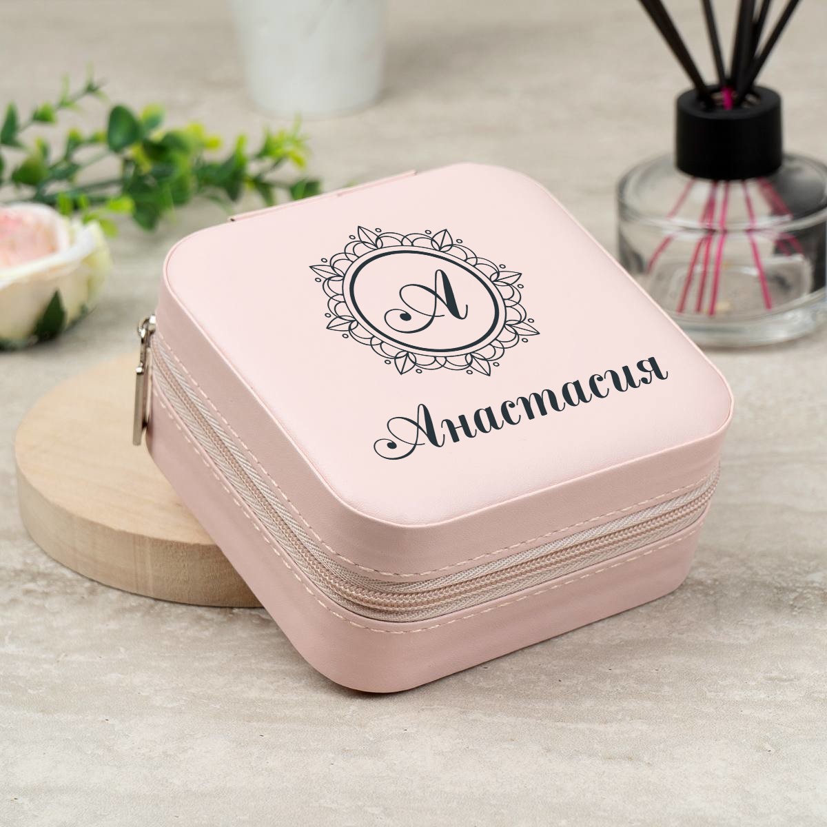 Шкатулкадляукрашений"Пинк"синициаломиименем