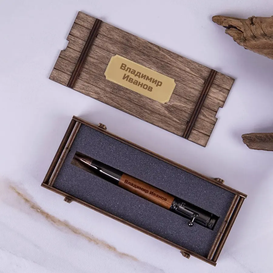 Именная ручка-винтовка "Верный калибр"