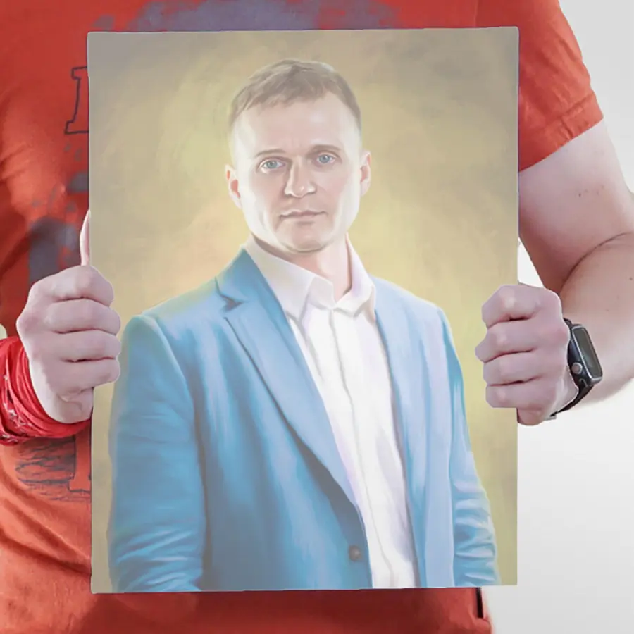 Классический мужской портрет по фото