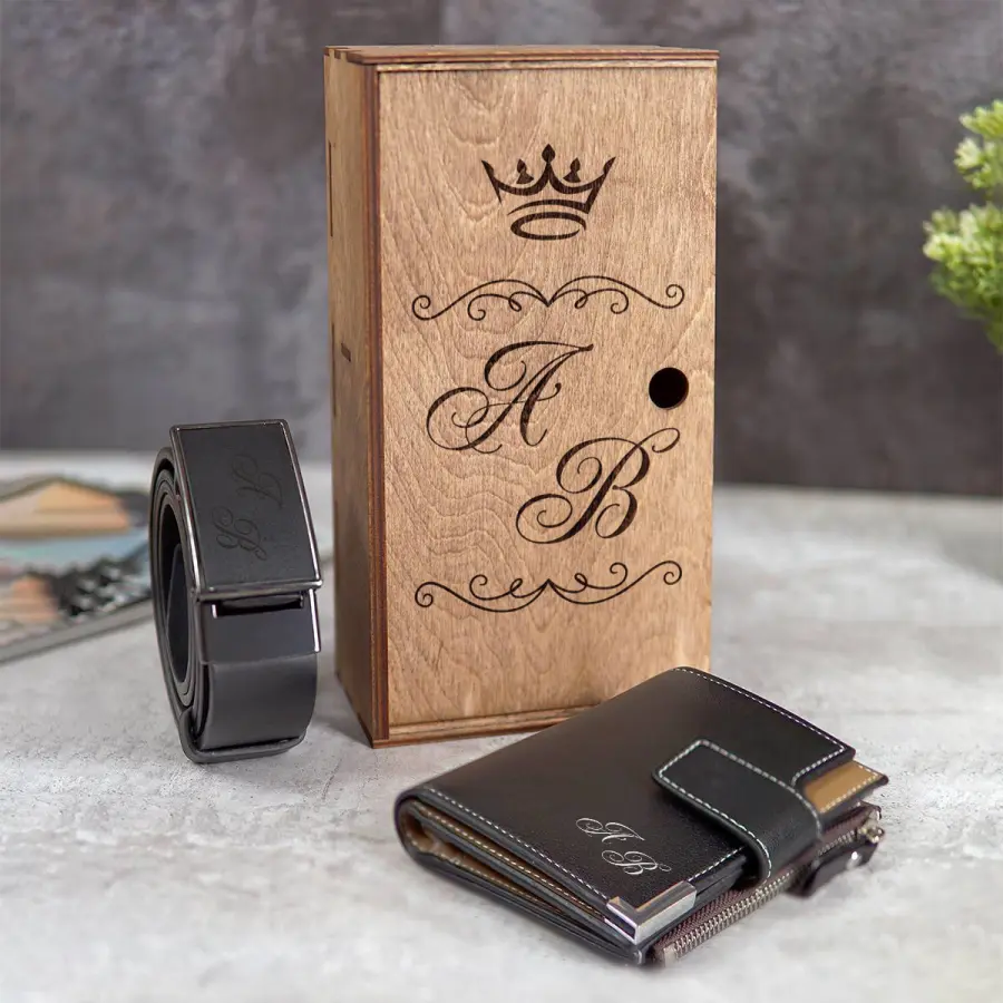 Подарочный набор "Джентльмен" с инициалами