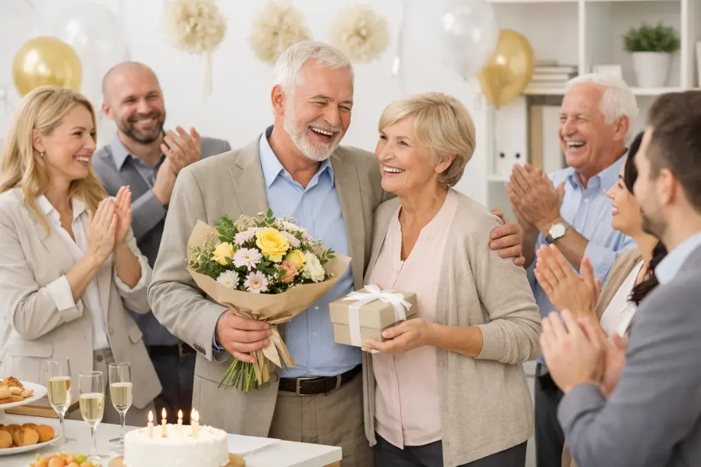 Шуточные подарки в честь выхода на пенсию