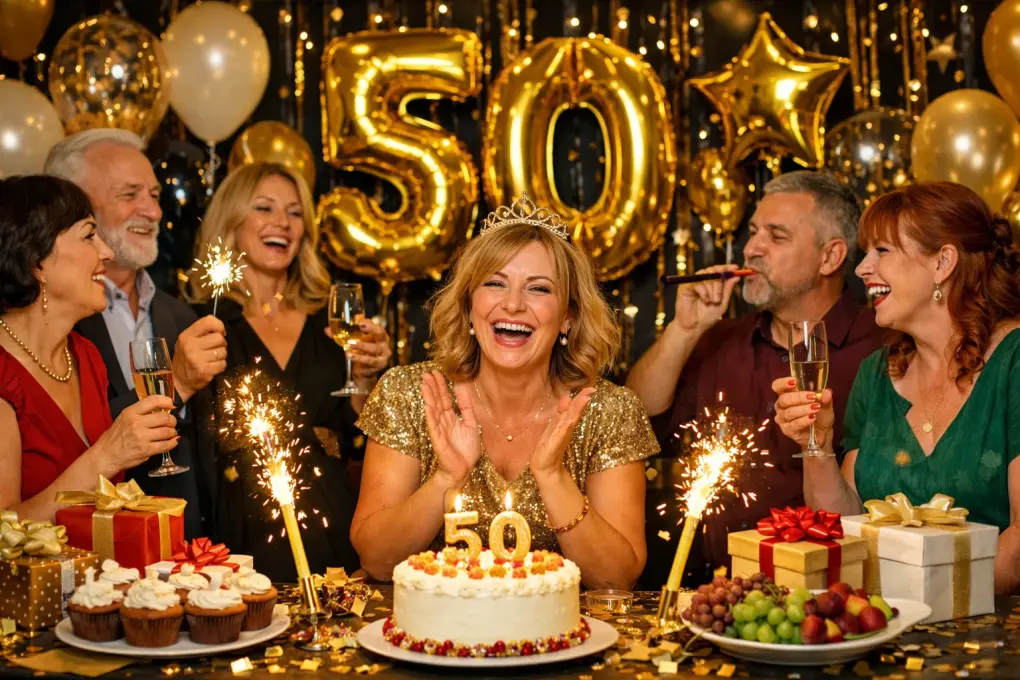 Шуточный сценарий на юбилей 50 лет женщине