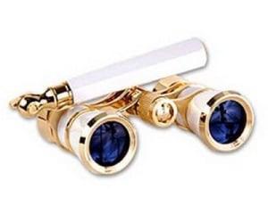 Театральный бинокль (лорнет) белый