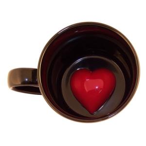 Кружка с сердечком на дне