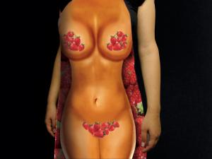 Прикольный фартук *Клубничка*