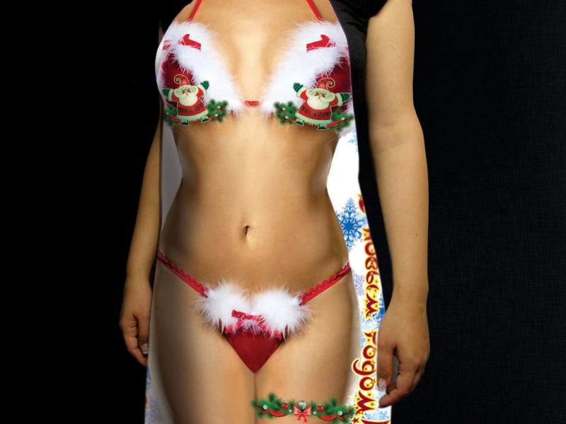 Прикольный фартук *Снегурочка*