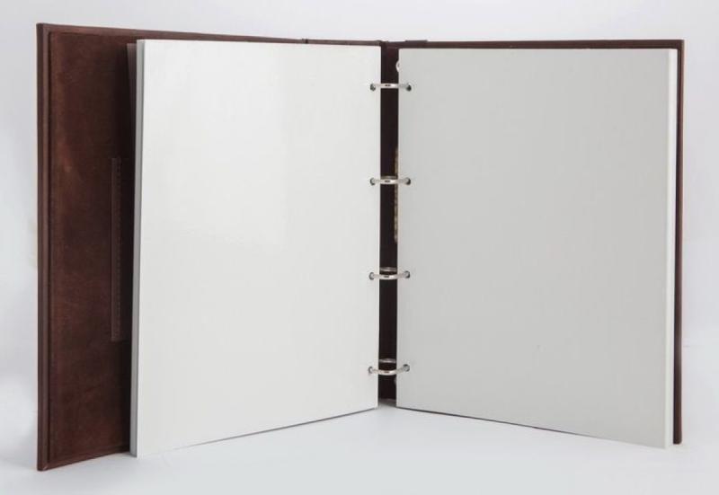 Классический фотоальбом (натуральная кожа)