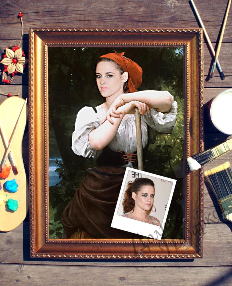 Портрет по фото *Крестьянка*