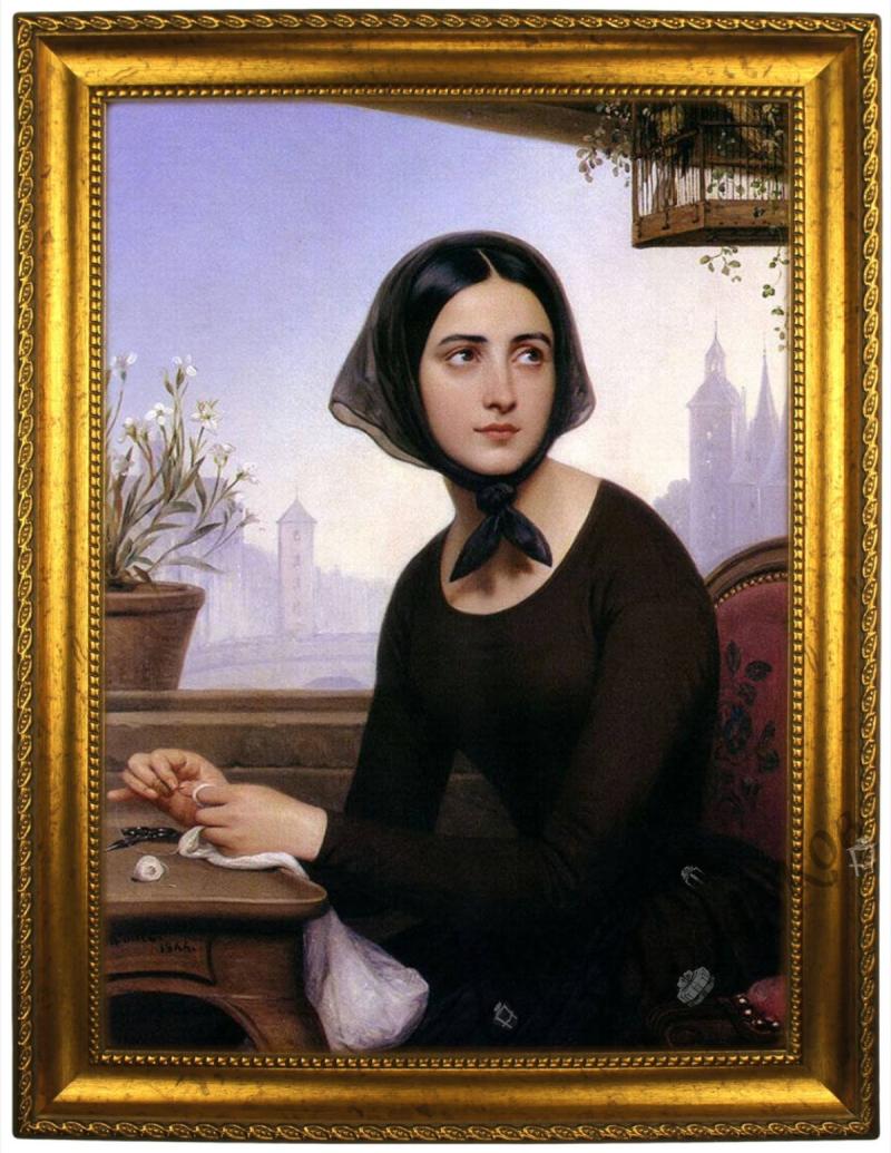 Портрет по фото *Рукодельница*