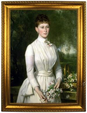 Портрет по фото *Княгиня у пруда*