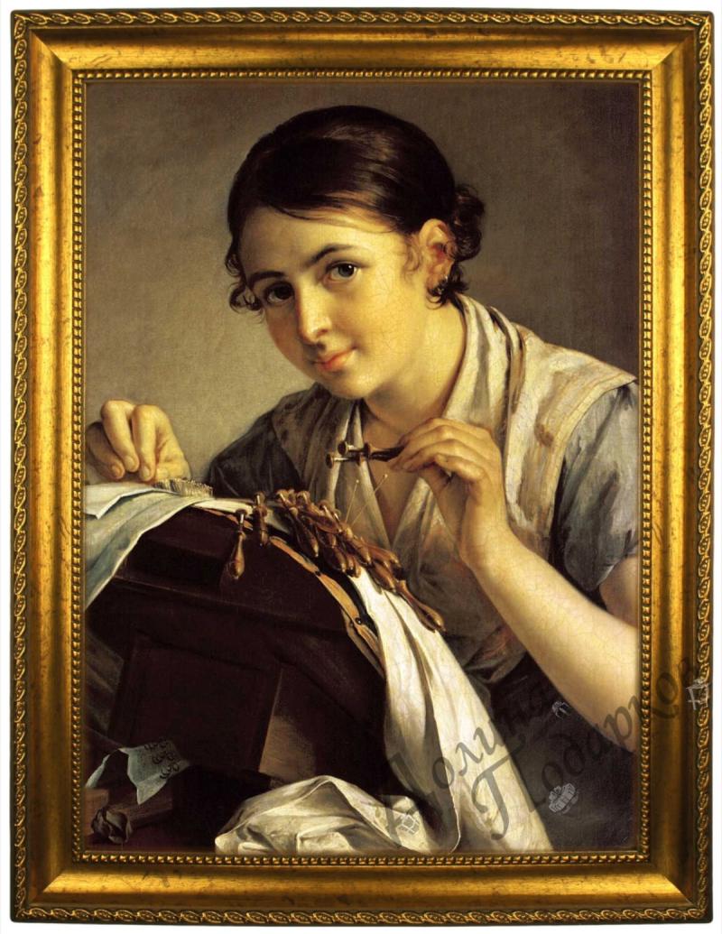 Портрет по фото *За вышивкой*