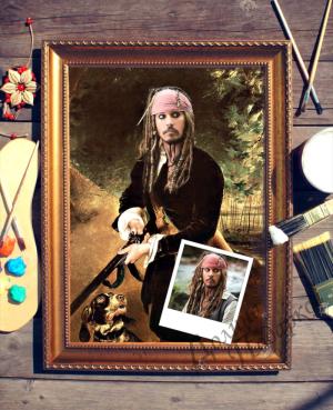 Портрет по фото *Охотник*