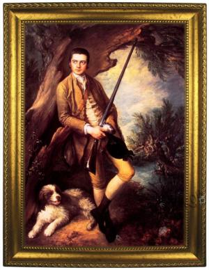 Портрет по фото *Охотник с ружьем*