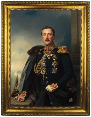 Портрет по фото *Князь Суворов*