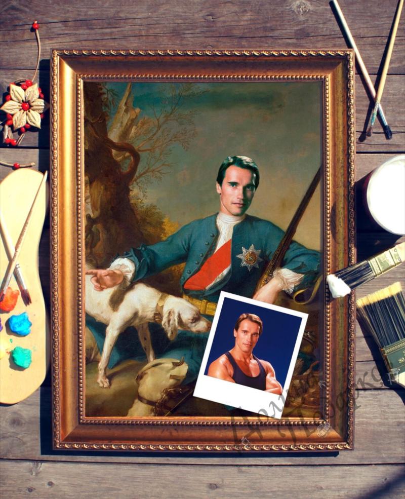 Портрет по фото *На охоте*