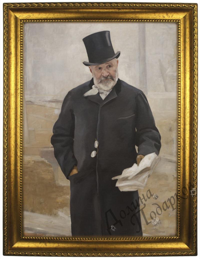 Портрет по фото *Господин в цилиндре*