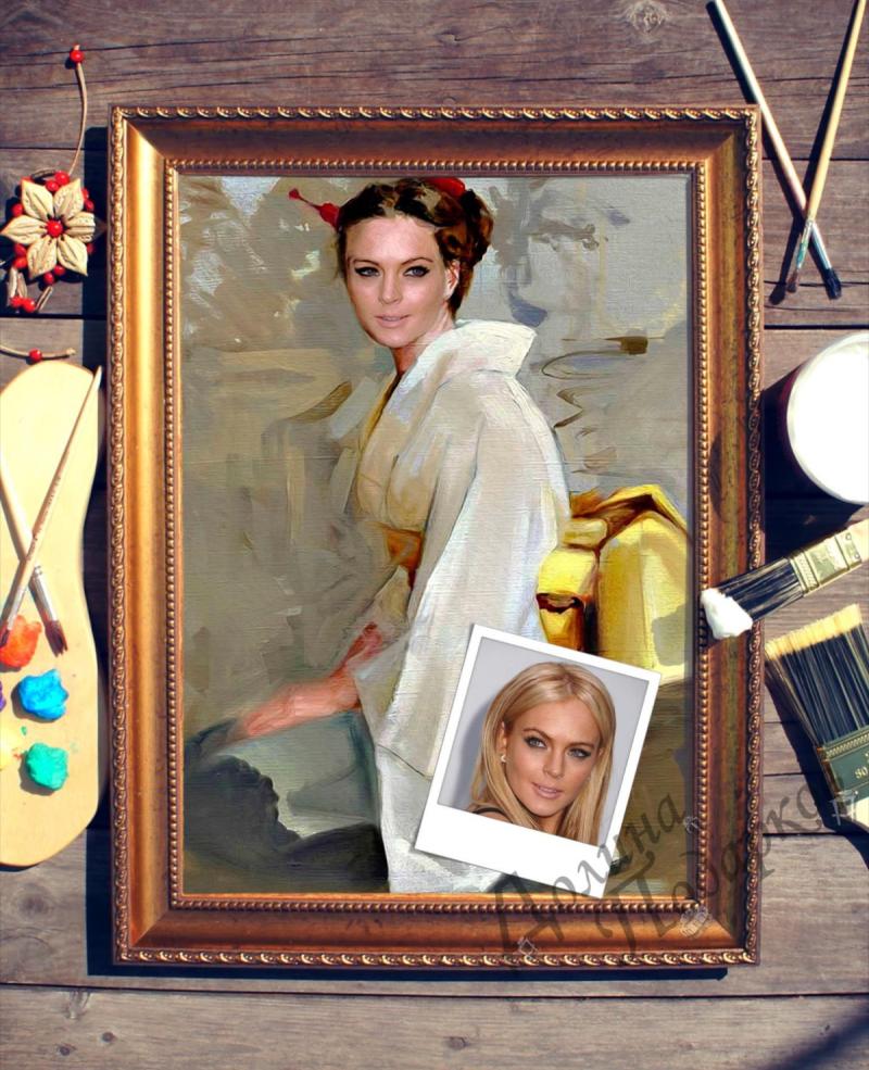 Портрет по фото *В кимоно*