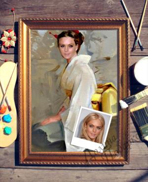 Портрет по фото *В кимоно*