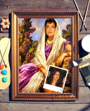 Портрет по фото *Мексиканка*