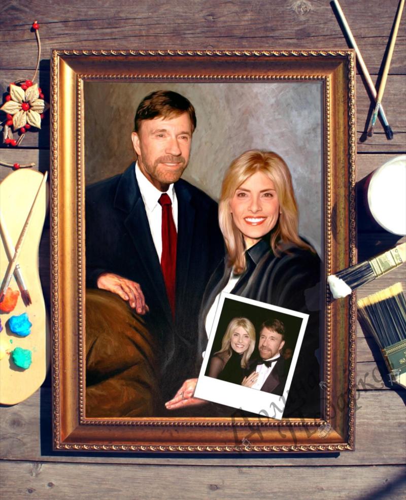 Парный портрет по фото *Счастливы вместе*