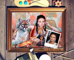 Портрет по фото *Восточная принцесса*