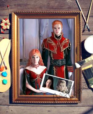 Парный портрет по фото *В стиле фентези*