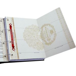 Большая семейная книга-альбом (темно-коричневая кожа)