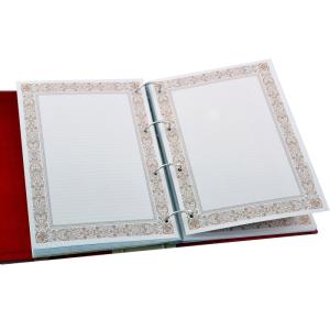 Большая семейная книга-альбом (коричневая кожа)