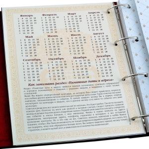 Большая семейная книга-альбом (бордовая кожа)