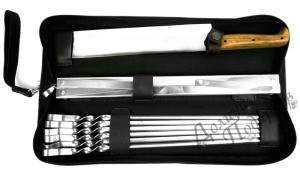 Шашлычный набор в текстильной сумке