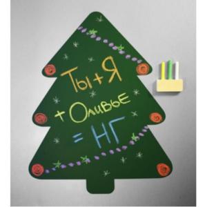 Магнитно-грифельная доска Ёлка