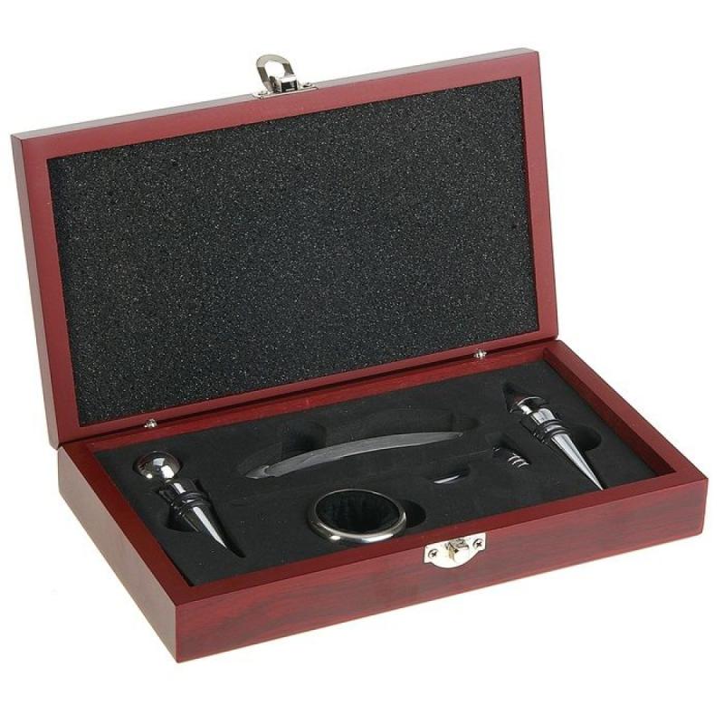 Винный набор в шкатулке на 5 предметов