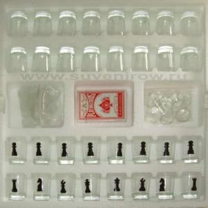 Шахматы рюмки (три в одном)