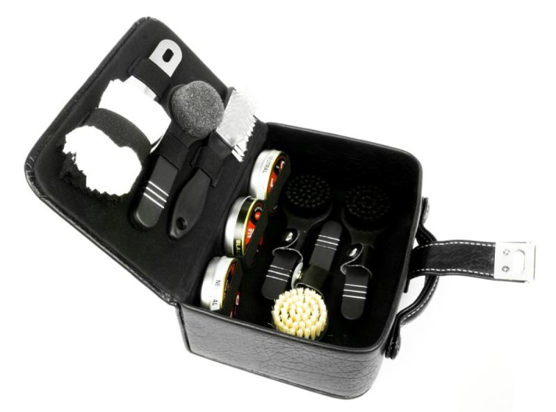 Большой набор для ухода за обувью с гравировкой