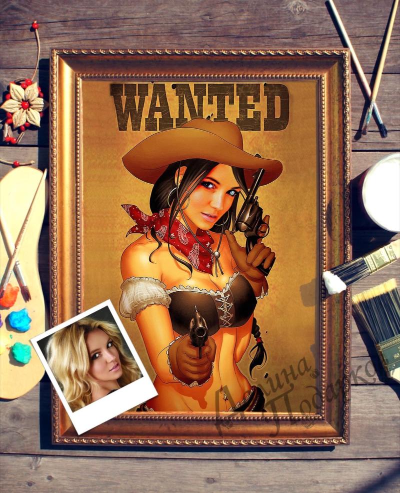 Портрет по фото *Wanted*
