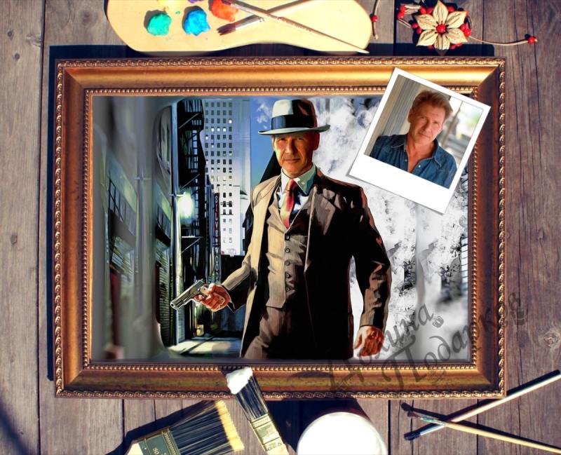 Портрет по фото *Детектив*