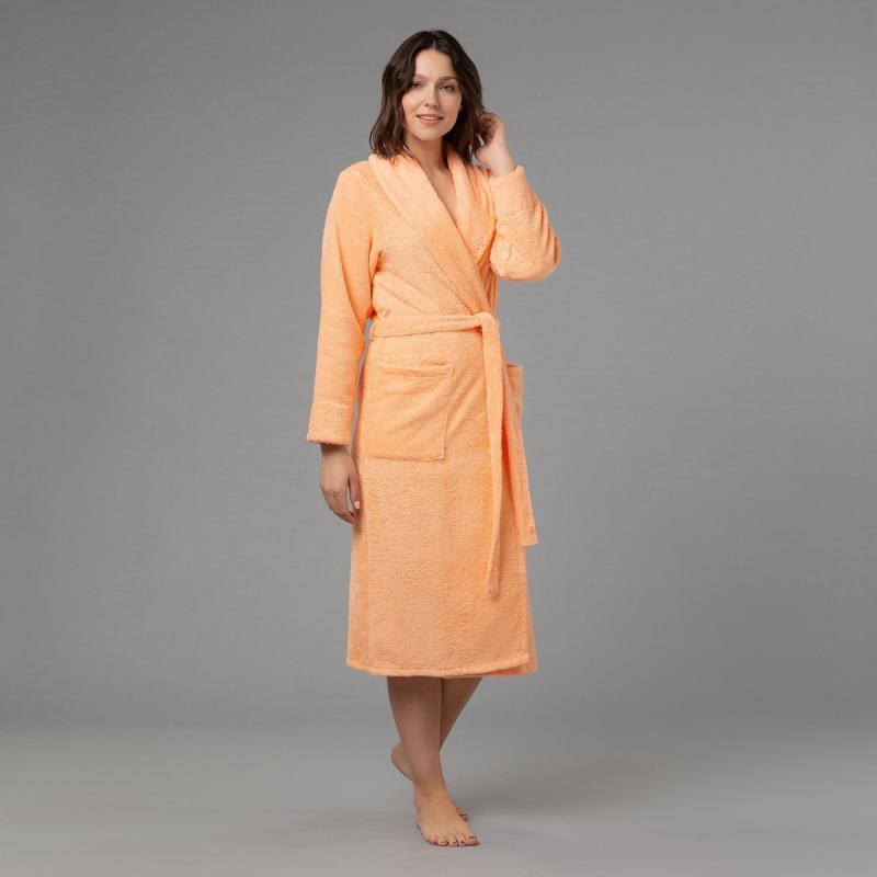 Женский халат со своим текстом вышивки