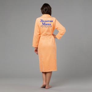 Женский халат с вышивкой 