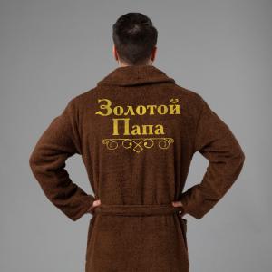Мужской халат с вышивкой 