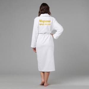 Женский халат с вышивкой 