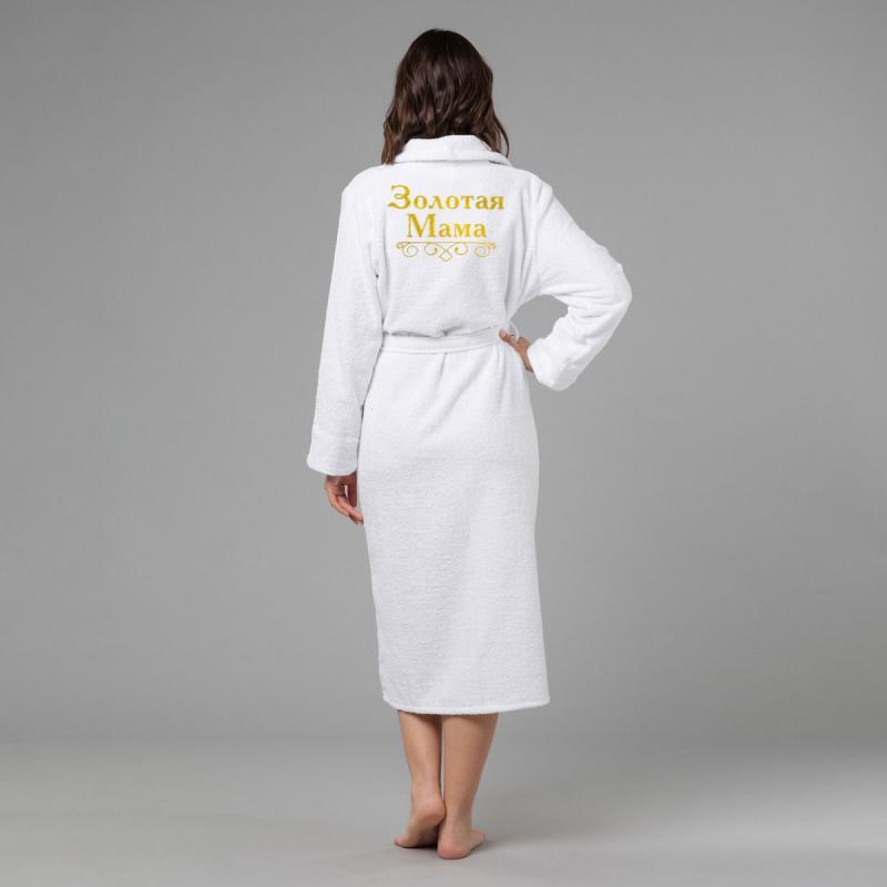 Женский халат с вышивкой 