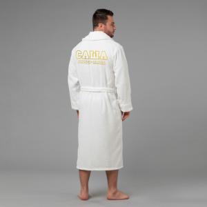 Мужской халат с вышивкой 