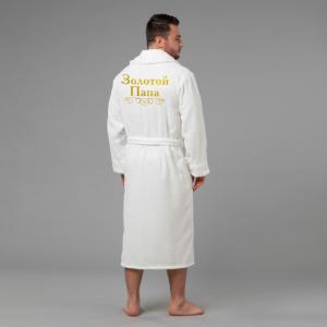Мужской халат с вышивкой 