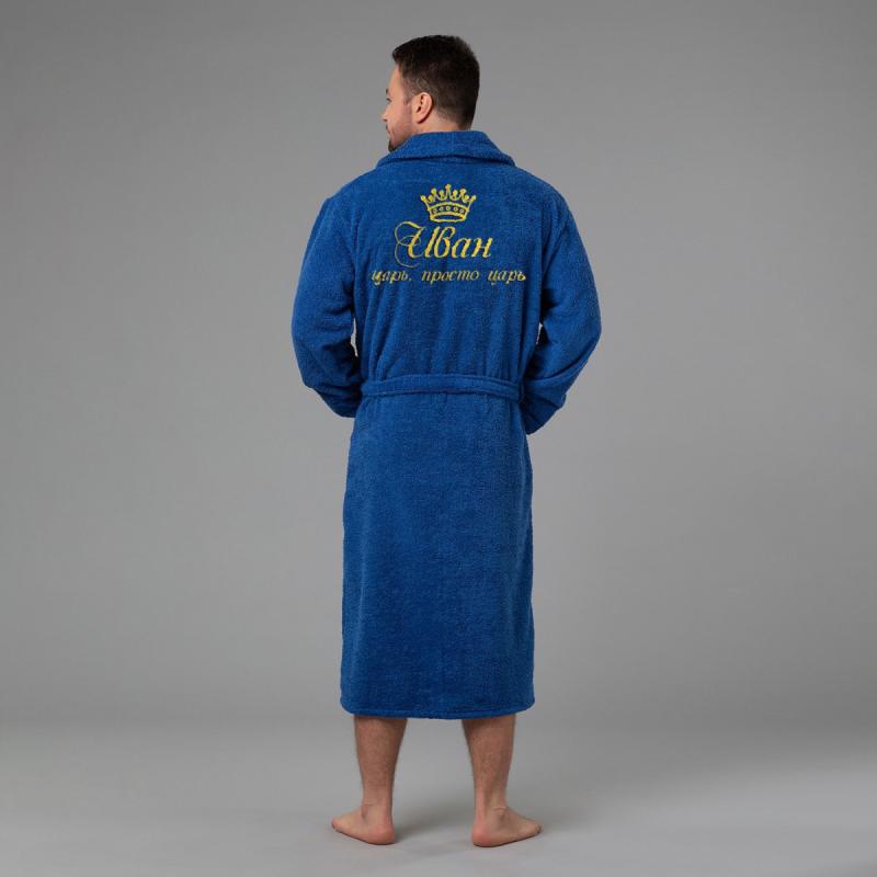 Мужской халат с вышивкой 