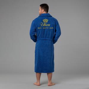 Мужской халат с вышивкой 