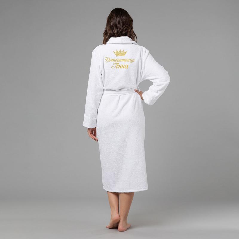 Женский халат с вышивкой 