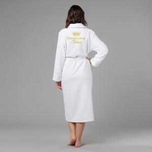 Женский халат с вышивкой 