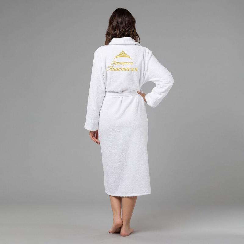 Женский халат с вышивкой 