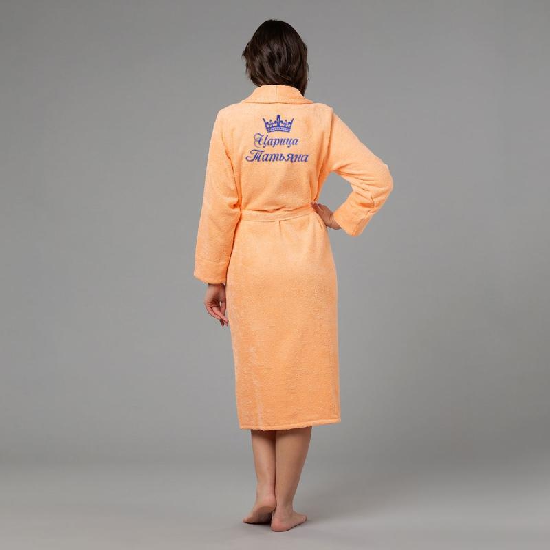 Женский халат с вышивкой 